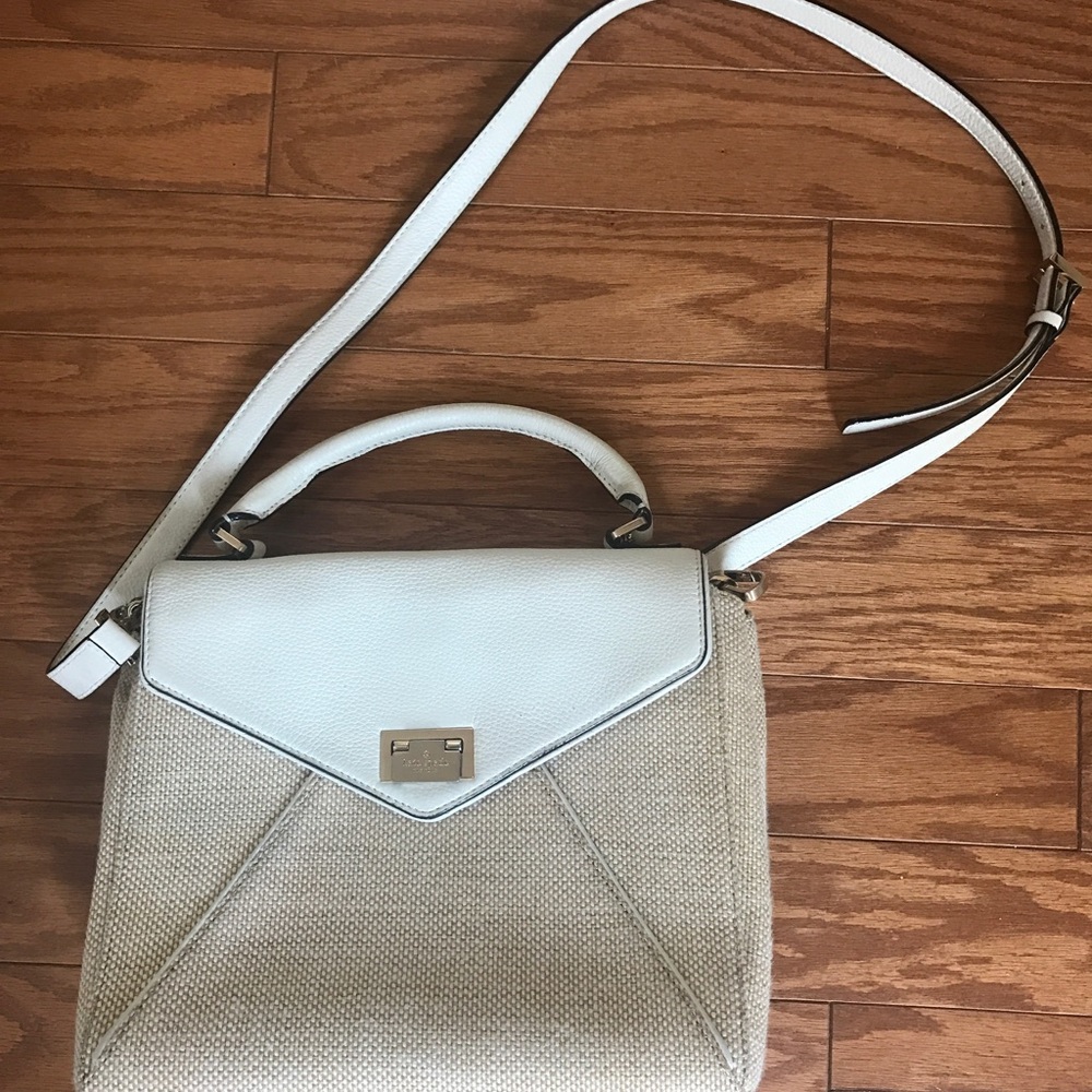Kate Spade Leather and Cloth Purse